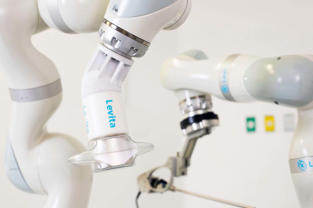 Image: The Levita MARS platform is designed to make robotic surgery accessible for all (Photo courtesy of Levita Magnetics)