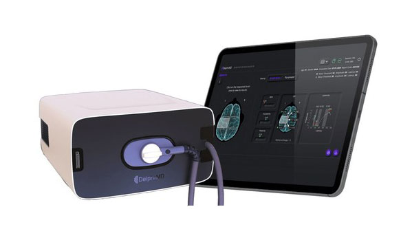 Image: Delphi-MD Neurodiagnostics Device (Photo courtesy of QuantalX)