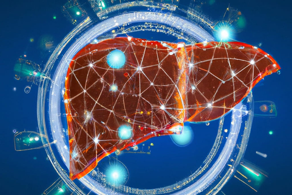 Image: Futuristic illustration of a liver created by DALL-EE AI (Photo courtesy of MUSC)