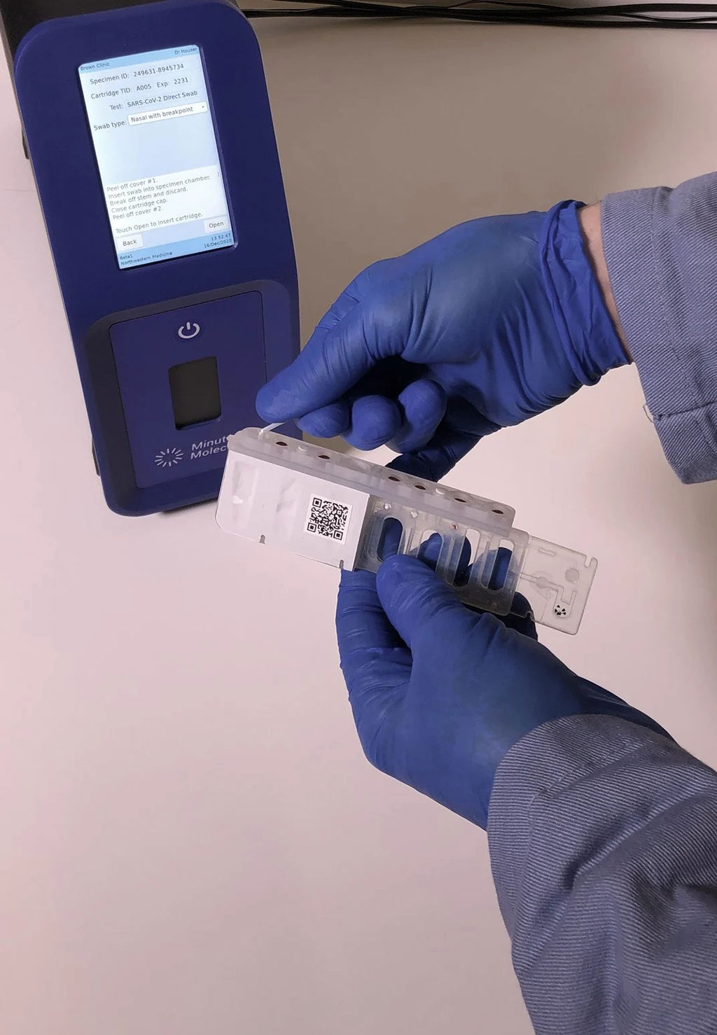 Image: DASH (Diagnostic Analyzer for Specific Hybridization) quantitative PCR system (Photo courtesy of Minute Molecular)