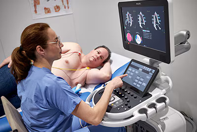 Image: The new FDA-cleared AI-enabled applications have been integrated into the EPIQ CVx and Affiniti CVx ultrasound systems (Photo courtesy of Royal Philips) Image: The new FDA-cleared AI-enabled applications have been integrated into the EPIQ CVx and Affiniti CVx ultrasound systems (Photo courtesy of Royal Philips)