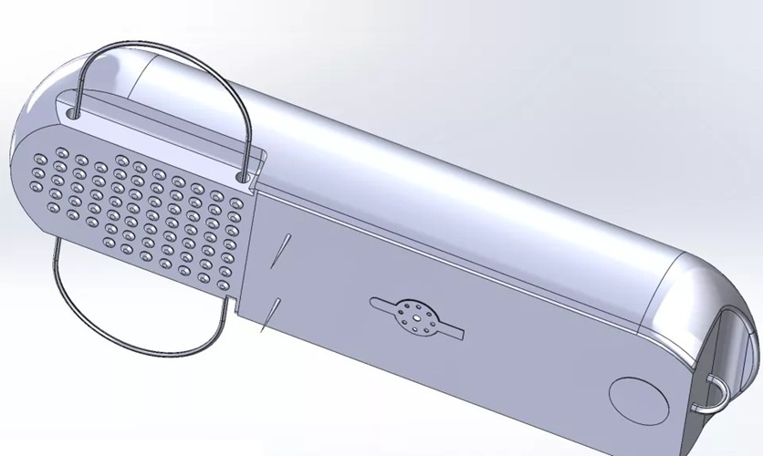 Image: The team’s design for a pericardial leadless micropacemaker (Photo courtesy of CHLA)