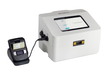 Image: The Genedrive CYP2C19 ID rapid POC test is used in conjunction with the Genedrive system (Photo courtesy of genedrive plc)