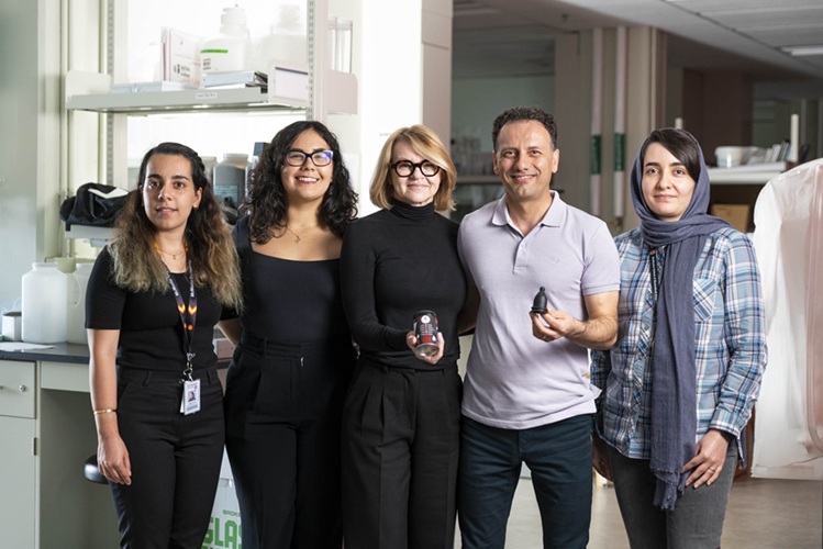 Image: The research team at McMaster designed the menstrual cup to address usability concerns while opening the door to future health-monitoring capabilities (Photo courtesy of McMaster University)