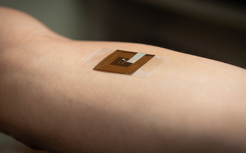 Image: The wearable patch for early skin cancer detection could reduce the risk of unnecessary biopsies (Photo courtesy of Wake Forest University School of Medicine)