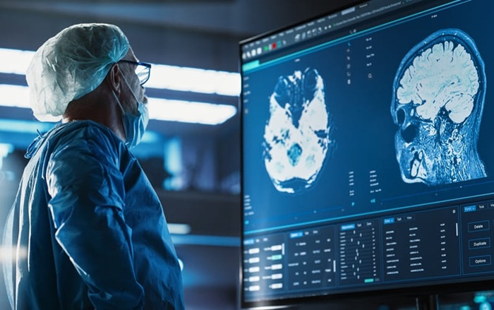 Image: The new 3D surface scanning method gives neurosurgeons sub-millimeter accuracy without radiation (Photo courtesy of Adobe Stock)