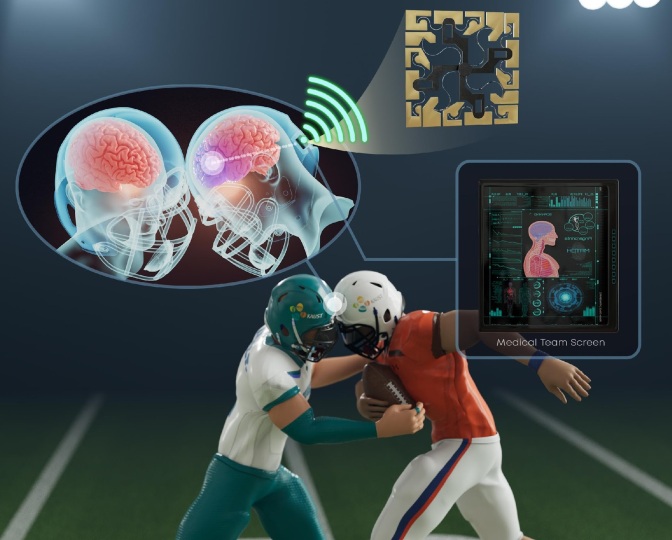 Image: The sensor detects impacts by mechanically distinguishing minor bumps from dangerous blows (Photo courtesy of Algoos et al., Scientific Reports 15, 37713-2025, CC BY-NC-ND 4.0)