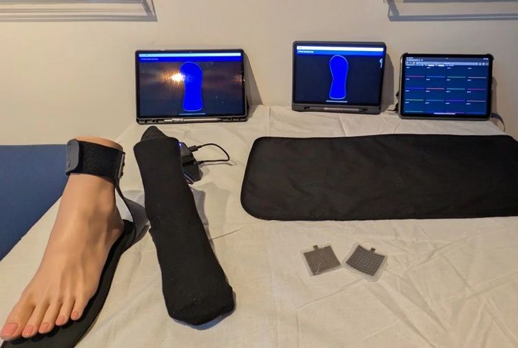 Image: The highly sensitive sensors achieve continuous sensing from gentle human motion (Photo courtesy of University of Surrey) Image: The highly sensitive sensors achieve continuous sensing from gentle human motion (Photo courtesy of University of Surrey)