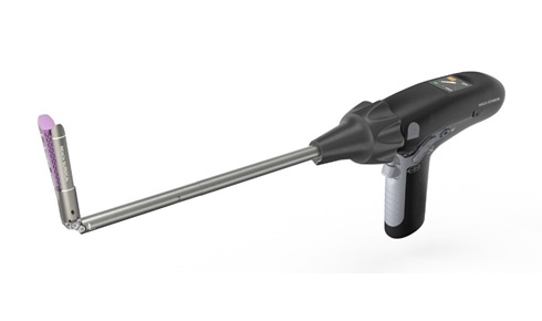 Image: The CE-marked iREACH IRIS is designed to deliver Real-Time Firing Curve and up to 90° articulation during surgery (photo courtesy of Genesis MedTech)