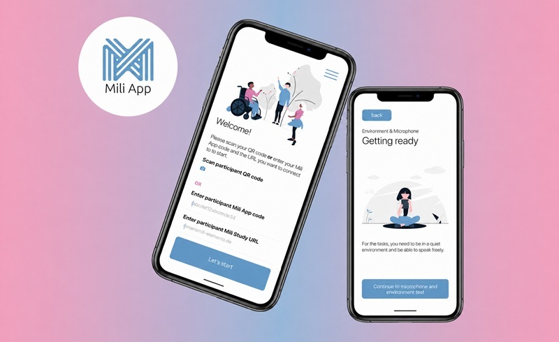 Image: The assessment is delivered via the Mili platform, which places a phone call to participants at home and administers a 10-minute task through an AI voice agent (Photo courtesy of ki:elements) Image: The assessment is delivered via the Mili platform, which places a phone call to participants at home and administers a 10-minute task through an AI voice agent (Photo courtesy of ki:elements)