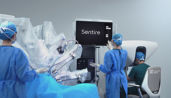 Image: Cornerstone Robotics’ Sentire Surgical System has received EU MDR CE mark certification for minimally invasive procedures in general surgery, gynecology, thoracic surgery, and urology (Photo courtesy of Cornerstone Robotics)