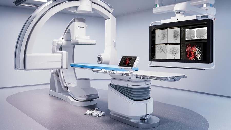 Image: The program builds on the company’s Azurion image-guided therapy platform by integrating imaging, robotics,AI-enabled automation, and smart interventional devices into a unified workflow (Photo courtesy of Philips) Image: The program builds on the company’s Azurion image-guided therapy platform by integrating imaging, robotics,AI-enabled automation, and smart interventional devices into a unified workflow (Photo courtesy of Philips)