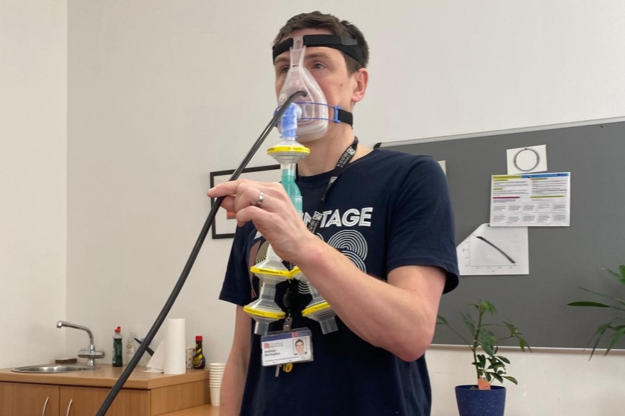 Image: A demonstration of the PLUME device (Photo courtesy: Dr. Andy Shrimpton / University of Bristol)