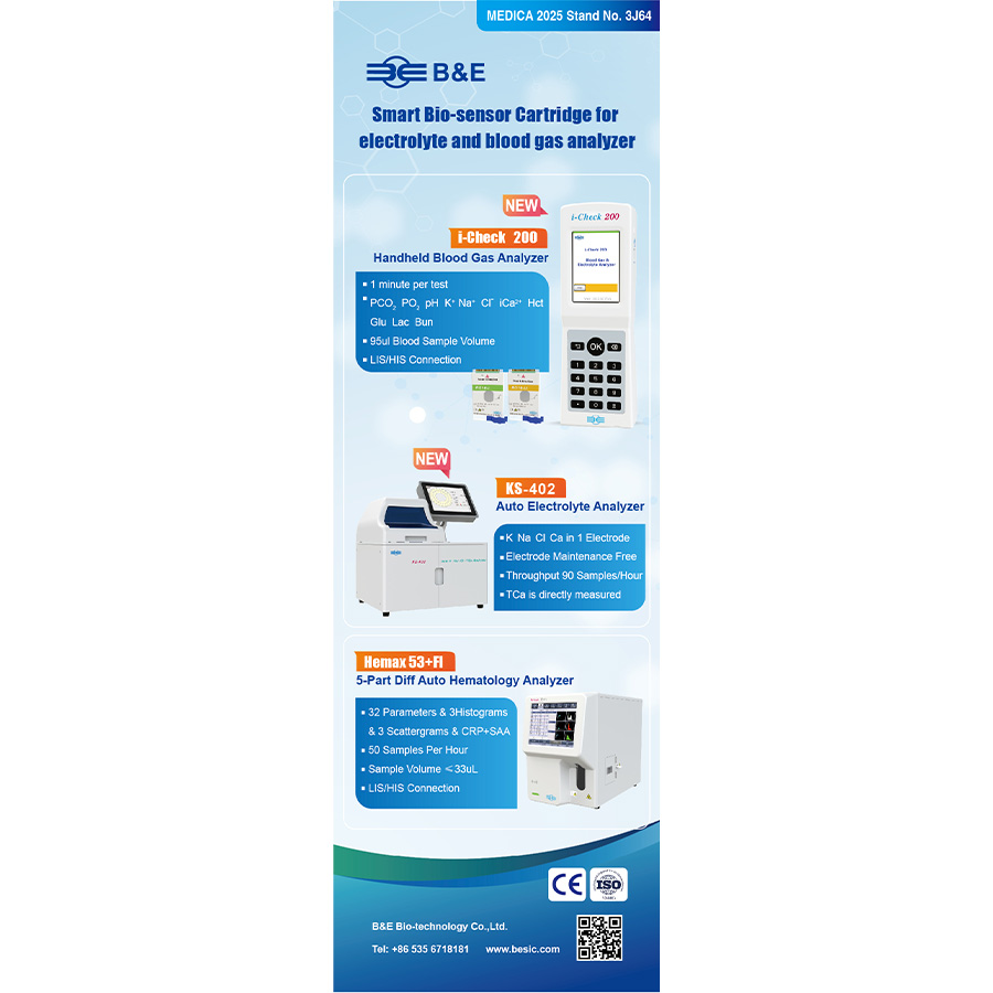 Smart Bio-sensor Cartridge for electrolyte and blood gas analyzer
