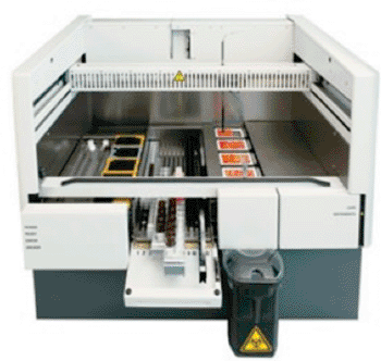 Image: The ETI-Max 3000 fully automated microtiter plate analyzer (Photo courtesy of DiaSorin).