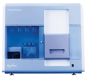 Image: The Illumina Genome analyzer (Photo courtesy of Illumina).