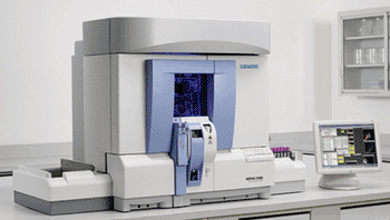 Image: The ADVIA 2120i Hematology System with Autoslide (Photo courtesy of Siemens).