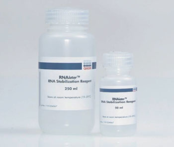Image: RNAlater, ribonucleic acid stabilization reagent (Photo courtesy of Qiagen).