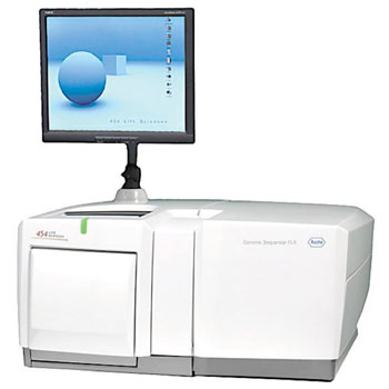 Image: The 454 Life Sciences Genome Sequencer FLX system (Photo courtesy of Roche).