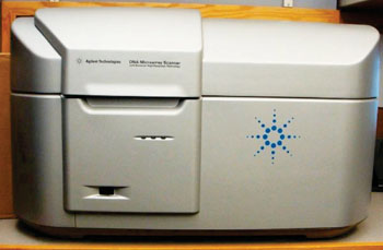 Image: The Agilent C high resolution microarray scanner (Photo courtesy of Vanderbilt University).