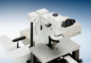Image: The FV1200MPE M-system laser scanning microscope (Photo courtesy of Olympus).