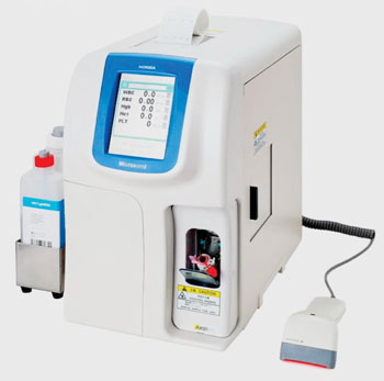 Image: The Microsemi CRP automated hematology analyzer (Photo courtesy of HORIBA Medical).