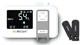 Image: The SD A1cCare point-of-care analyzer (Photo courtesy of SD Biosensor).