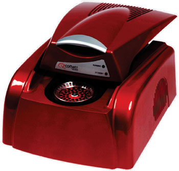 图片A:Rotor-Gene 6000量化DNA(照片由Corbett Life Science提供) 图片A:Rotor-Gene 6000量化DNA(照片由Corbett Life Science提供)