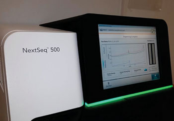 图片：NextSeq 500台式序列分析仪（照片由Illumina提供）。