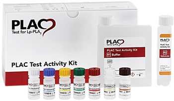 Image: The PLAC Test activity kit for measuring Lipoprotein-Associated Phospholipase A2 (Photo courtesy of diaDexus).