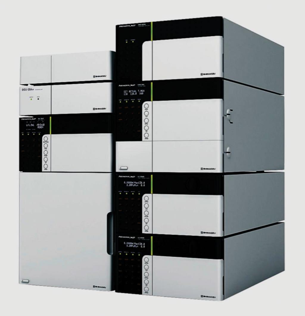 Система жидкостной хроматографии сверхвысокой производительности Nexera (UHPLC) (фото любезно предоставлено Shimadzu). Система жидкостной хроматографии сверхвысокой производительности Nexera (UHPLC) (фото любезно предоставлено Shimadzu).