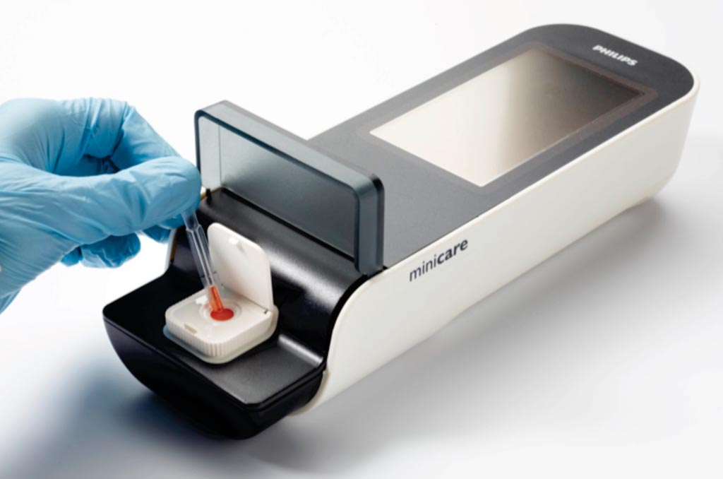 Image: The Minicare I-20 system, for rapid diagnosis of a heart attack at the point of care (Photo courtesy of Philips Healthcare).