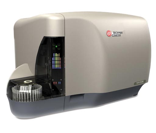 Image: The Navios flow cytometer (Photo courtesy of Beckman Coulter).