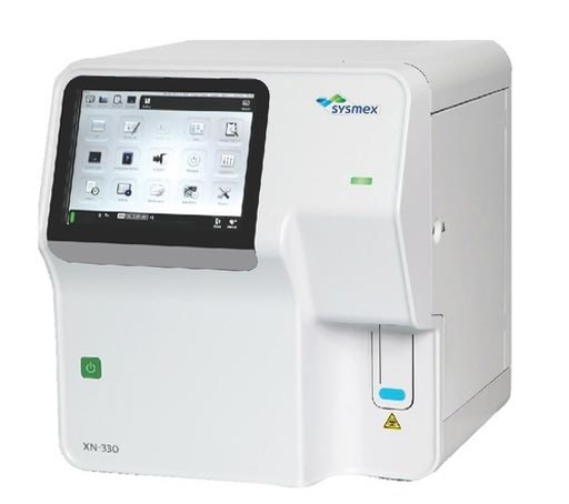 Image: The Sysmex XN-330 hematology analyzer, one of three analyzers showcased at the APPI 2017 conference (Photo courtesy of Transasia).