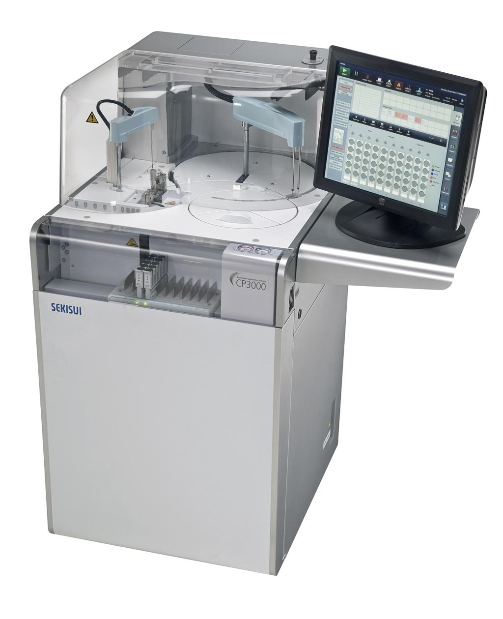 Image: The Sekisui CP3000 automated coagulation system seamlessly integrates with Abbott’s suite of informatics solutions (Photo courtesy of Abbott).
