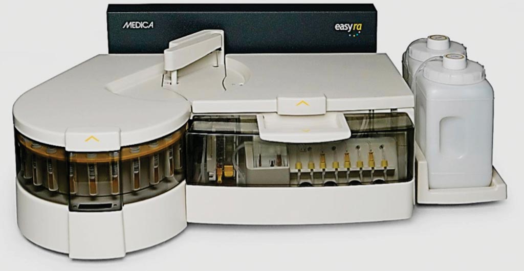 Image: The EasyRA clinical chemistry system (Photo courtesy of Medica).