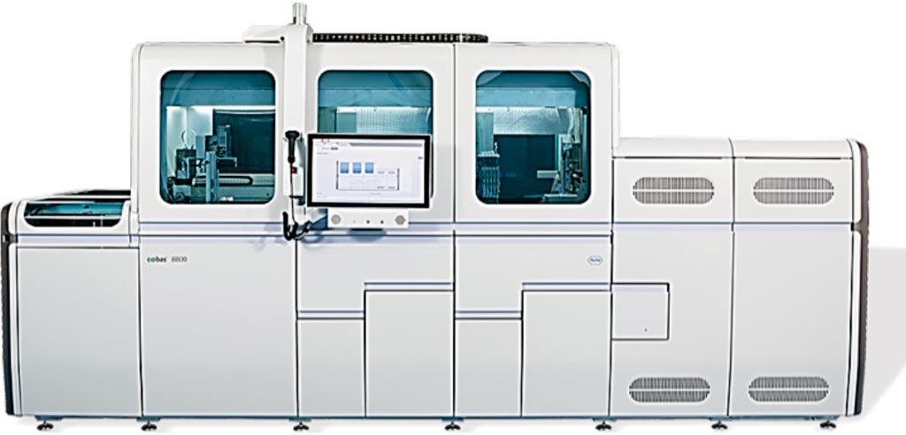 Image: The cobas 8800 fully integrated and automated system for sample preparation and real-time polymerase chain reactions (Photo courtesy of Roche).