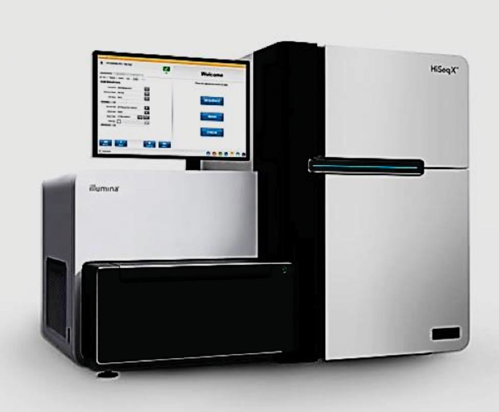 Система секвенирования HiSeq X Ten (фото любезно предоставлено Illumina). Система секвенирования HiSeq X Ten (фото любезно предоставлено Illumina).