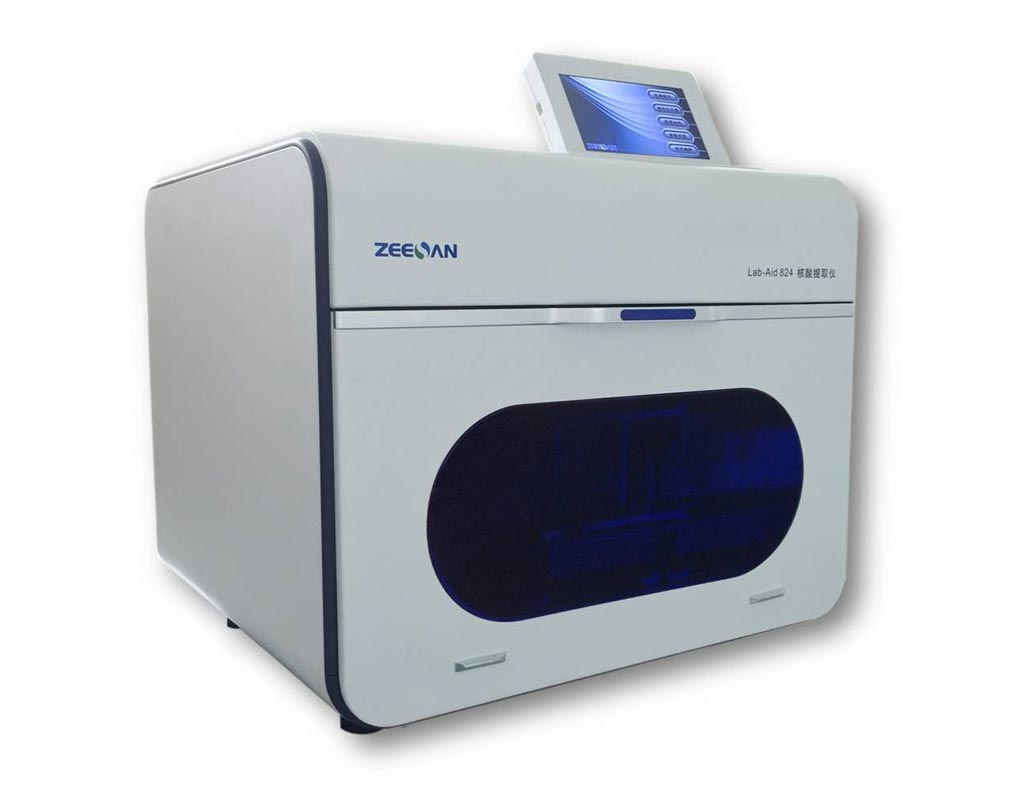 Image: The Lab-Aid 824 nucleic acid extraction system (Photo courtesy of Zeesan Biotech).