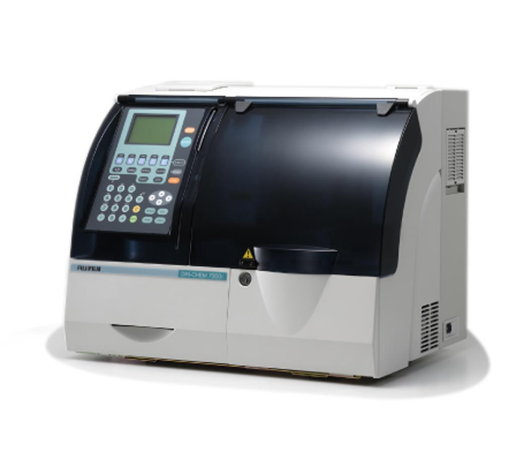 The DRI-CHEM NX700 dry chemistry analyzer (Photo courtesy of Fujifilm).