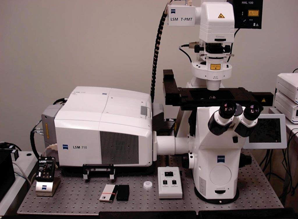 Image: The LSM 710 confocal microscope (Photo courtesy of Carl Zeiss).