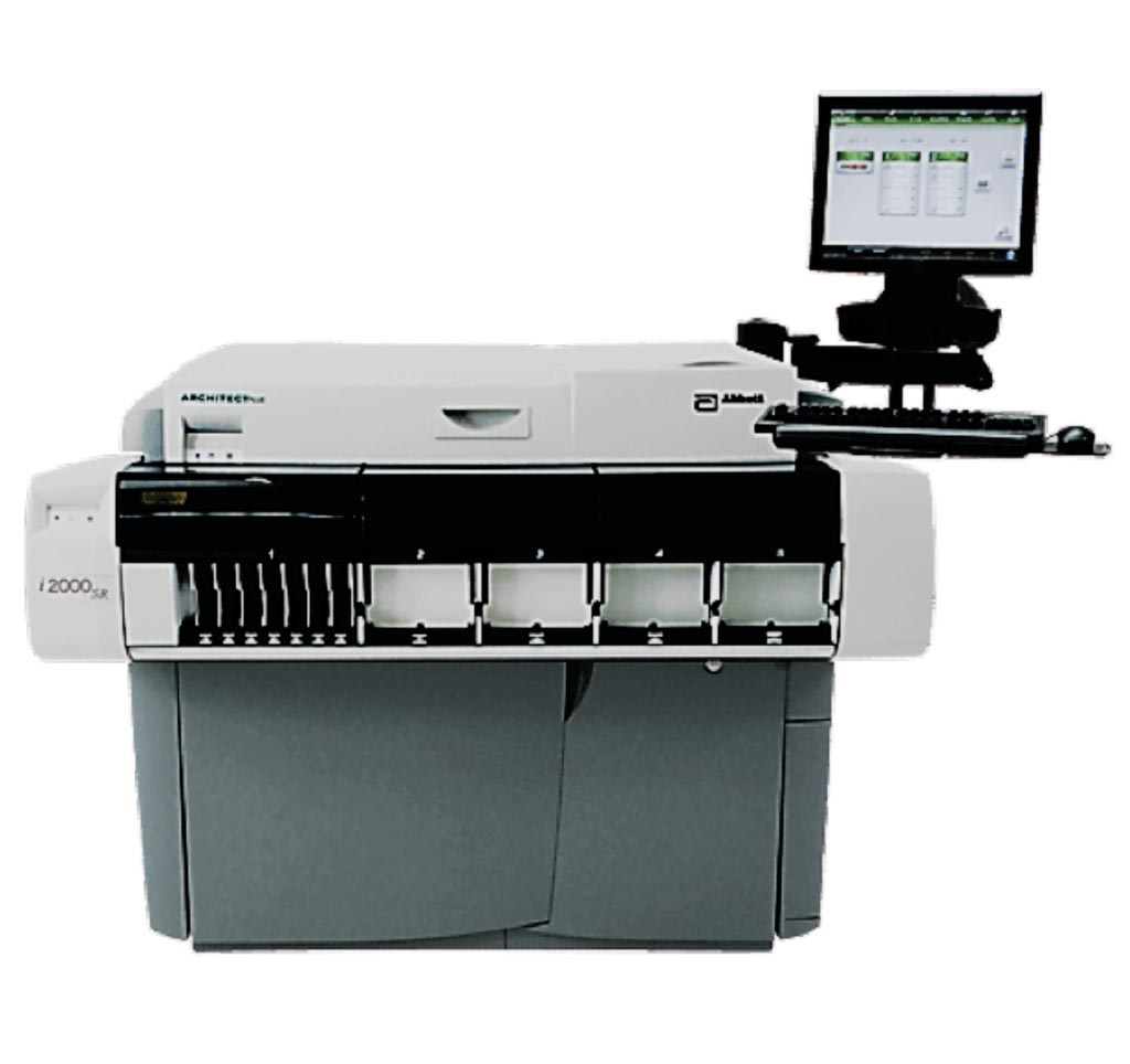 Image: The Architect i2000SR immunoassay analyzer (Photo courtesy of Abbott Diagnostics).