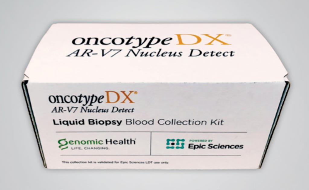 Image: The AR-V7 protein is a prognostic and predictive biomarker. Detection of AR-V7-positive tumor cells by the Oncotype DX test indicates that the patient will no longer benefit from commonly prescribed ARSI therapies but can still benefit from chemotherapy to prolong survival (Photo courtesy of Genomic Health/Epic Sciences).