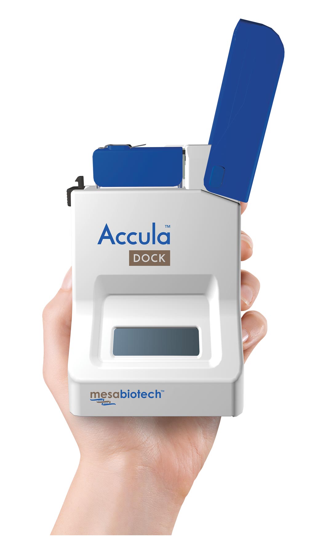 Image: The Accula Dock system (Photo courtesy of Mesa Biotech).