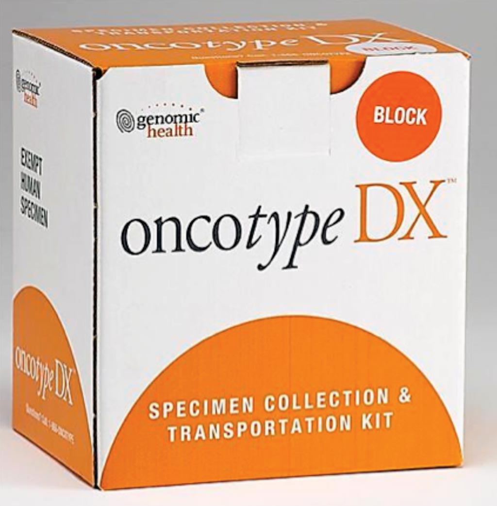Image: The Oncotype DX analyzes 21 genes in the tumor to estimate a woman\'s risk of the cancer coming back after surgery (Photo courtesy of Genomic Health).