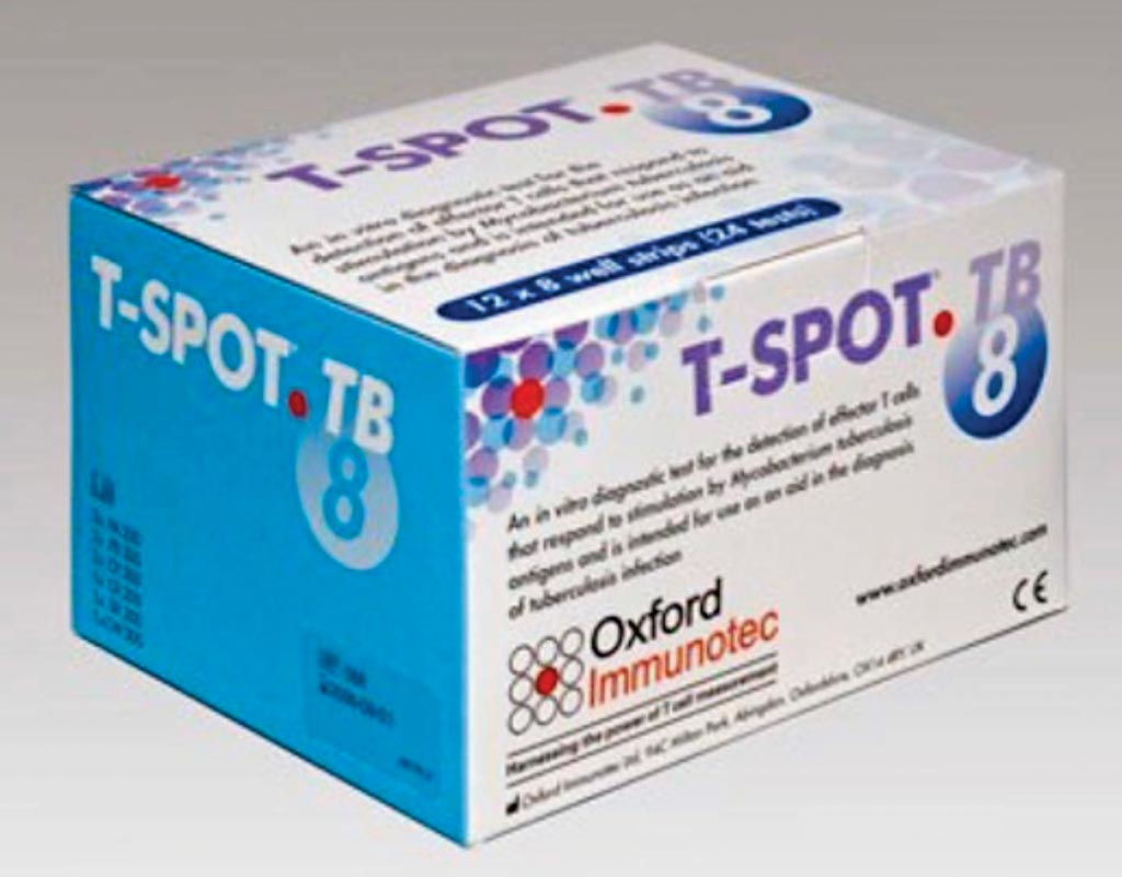Image: The T-SPOT.TB test is a unique, single-visit blood test for tuberculosis (TB) screening, also known as an interferon gamma release assay (IGRA) (Photo courtesy of Oxford Immunotec).