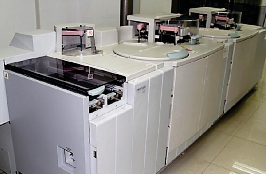 Image: The Hitachi 7600 chemistry analyzer (Photo courtesy of Hitachi).