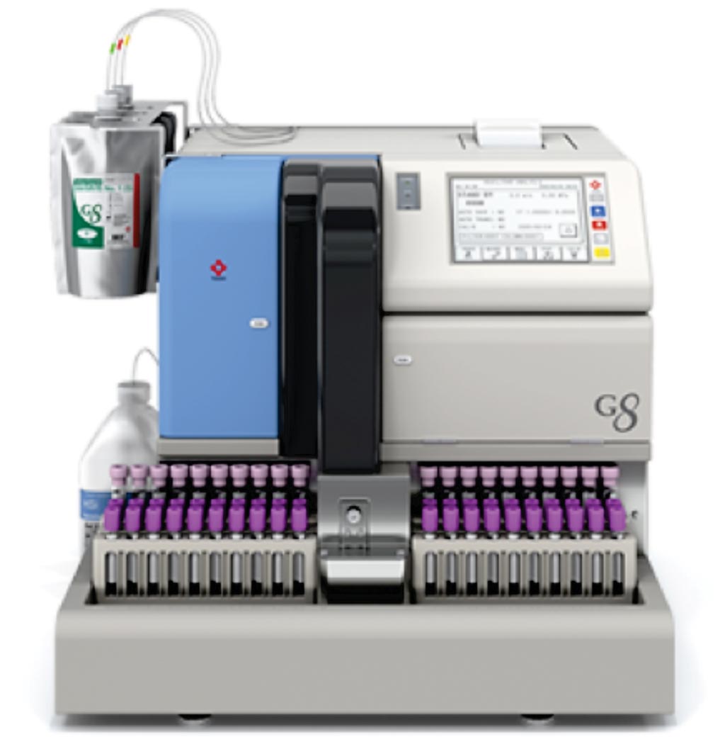 Image: The TOSOH G8 ion exchange high performance liquid chromatography analyzer (Photo courtesy of Tosoh Bioscience).
