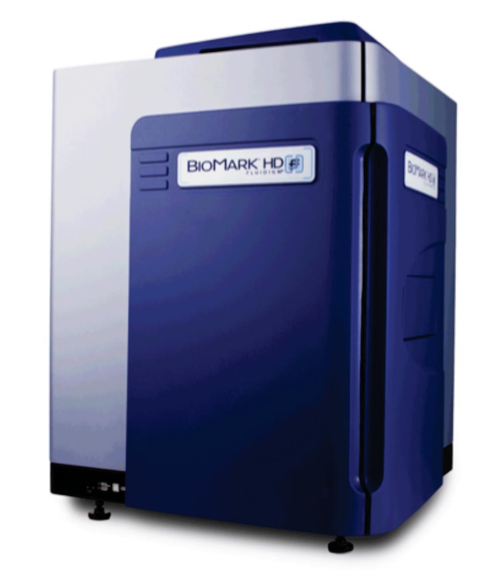 Image: The BioMark HD real-time polymerase chain reaction (PCR) platform (Photo courtesy of Fluidigm).