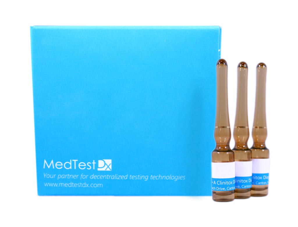 Image: The MedTest Dx Clinitox Solution (Photo courtesy of MedTest Dx).